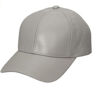 Vegan Leather Baseball Cap